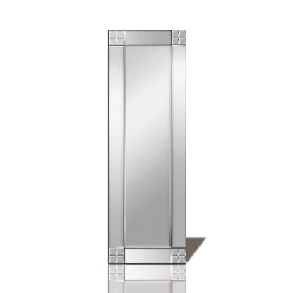 IM60314  Vita Square Cut Detailed Mirror *COLLECTION ONLY*